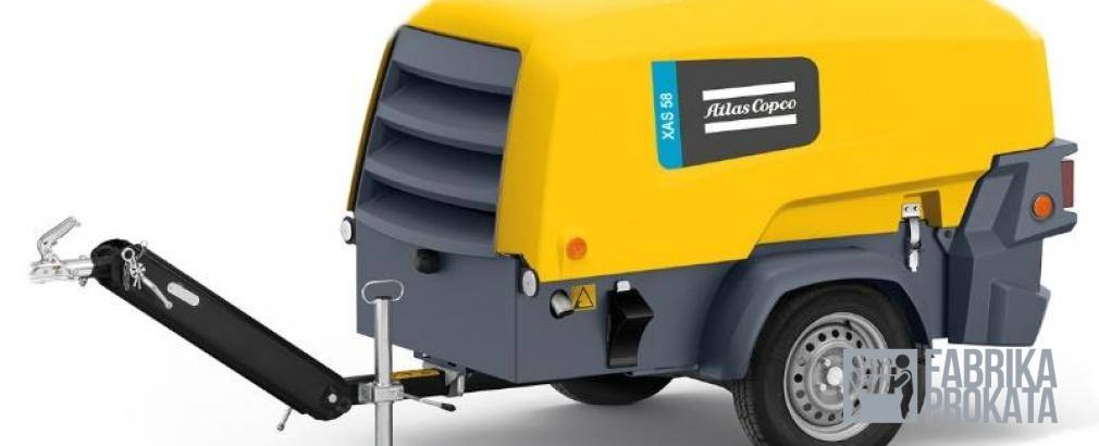 Аренда дизельного компрессора Atlas Copco XAS 58