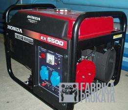 Rent petrol generator Honda EX 5500 (2.2 kW)