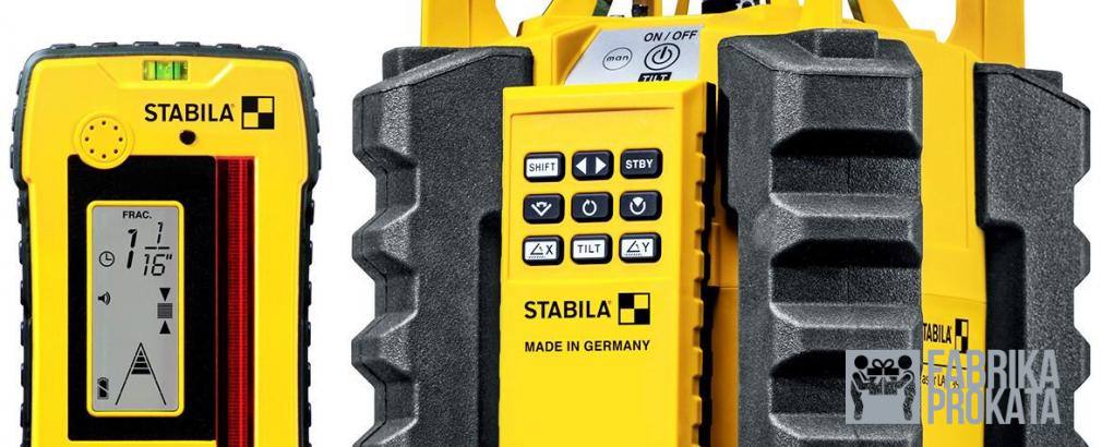 Rent a rotary laser level STABILA LAR 350 Set